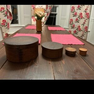 Antique Early 1900’s Wooden Pantry Boxes